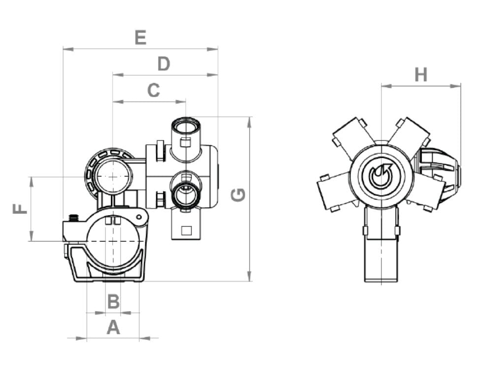 CORPO DE BICO PROECO® PENTAJET STANDARD COM ELIMINAÇÃO DE AR