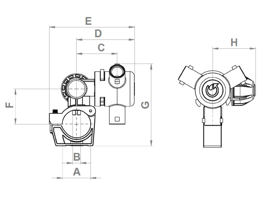 CORPO DE BICO PROECO® TRIJET STANDARD COM ELIMINAÇÃO DE AR